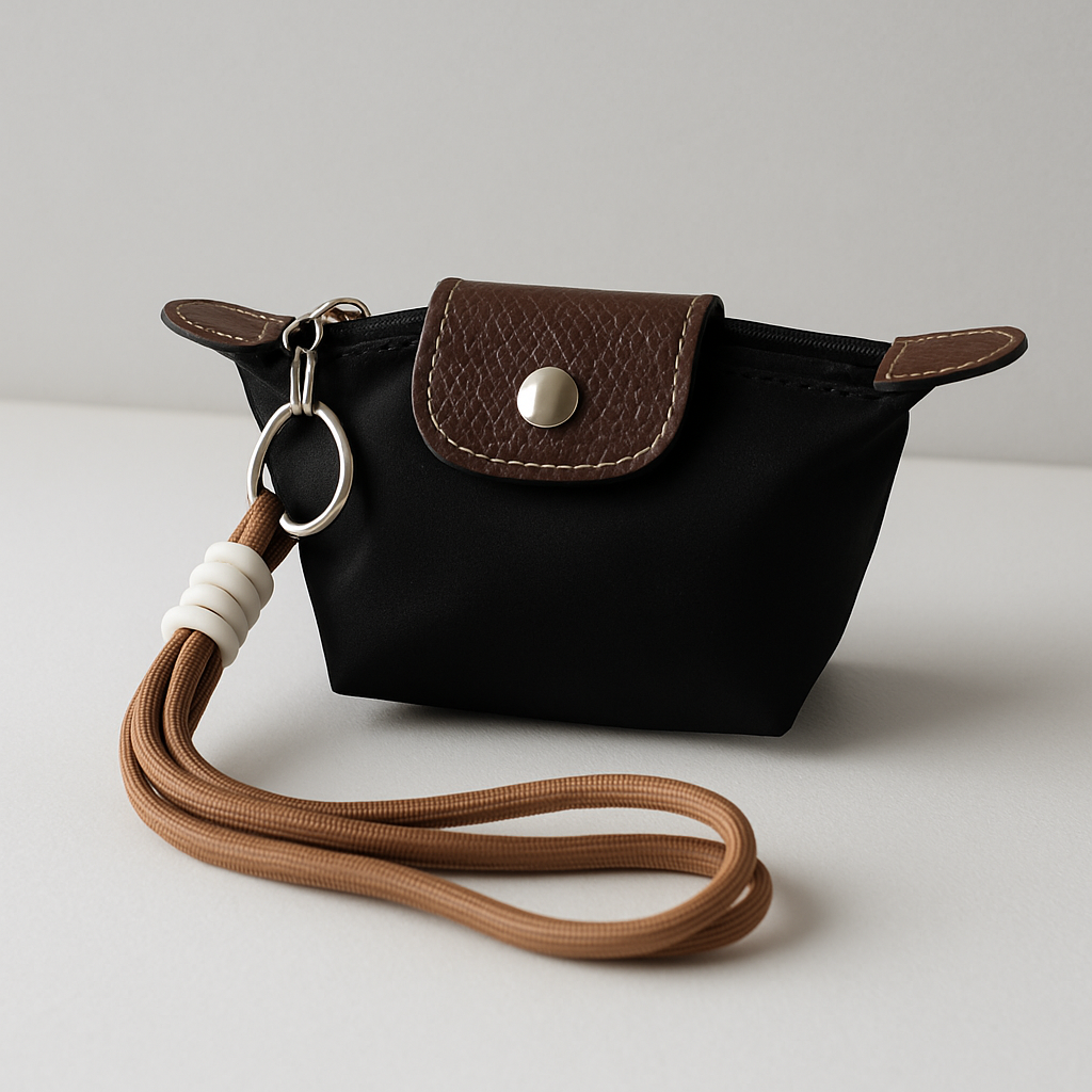 Mini monedero con muñequera