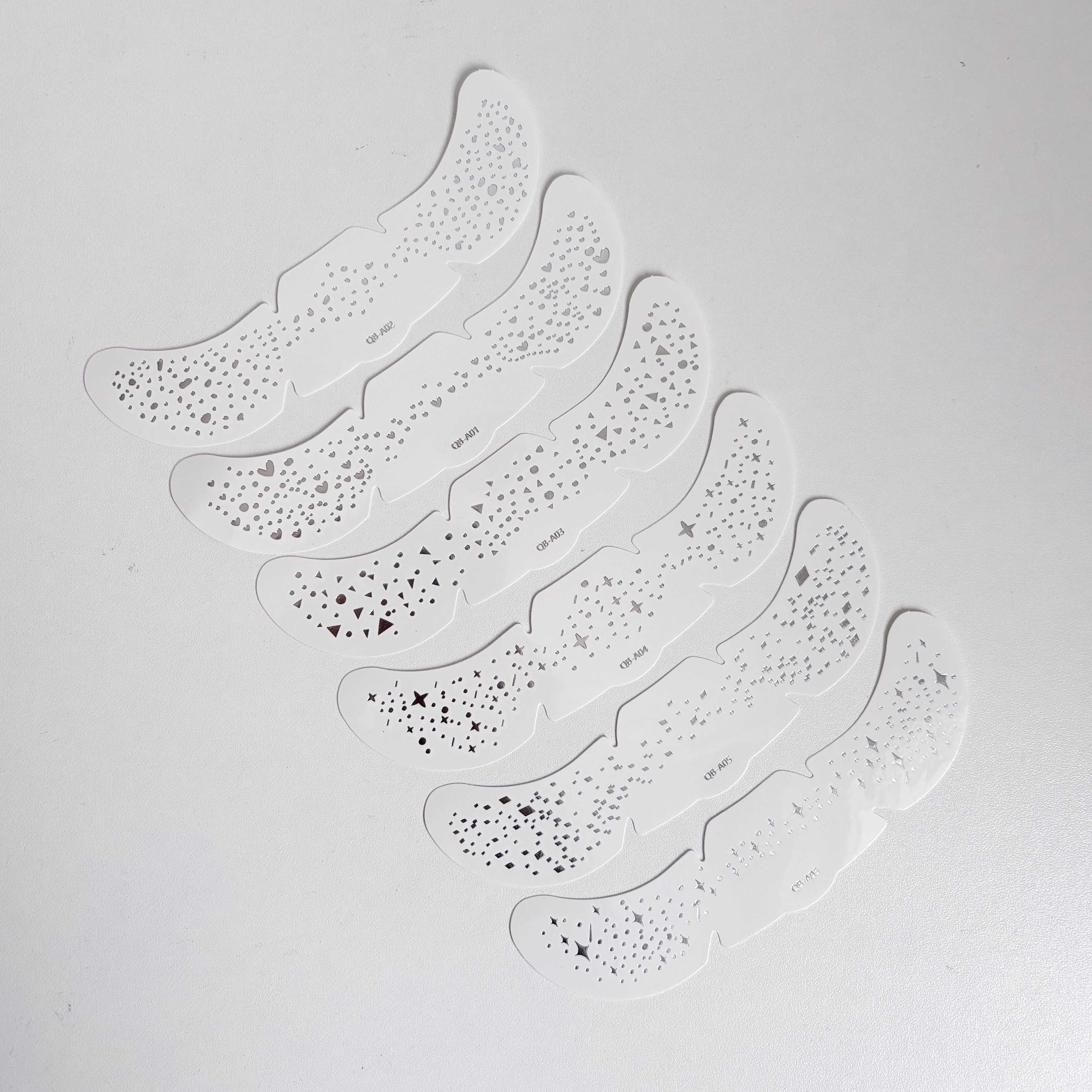 Stickers faciales de pecas brillantes