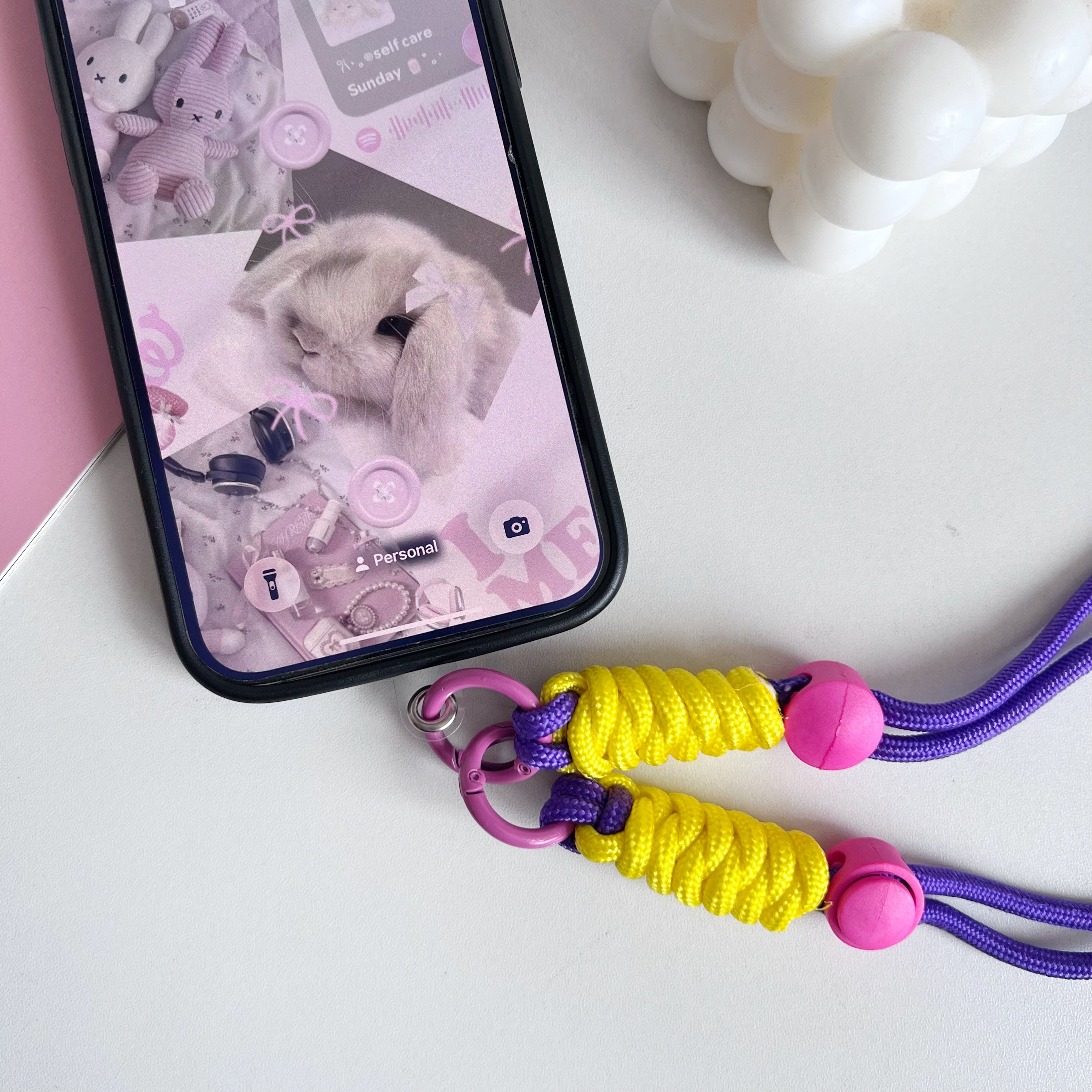 Strap morado para celular - Dressygt