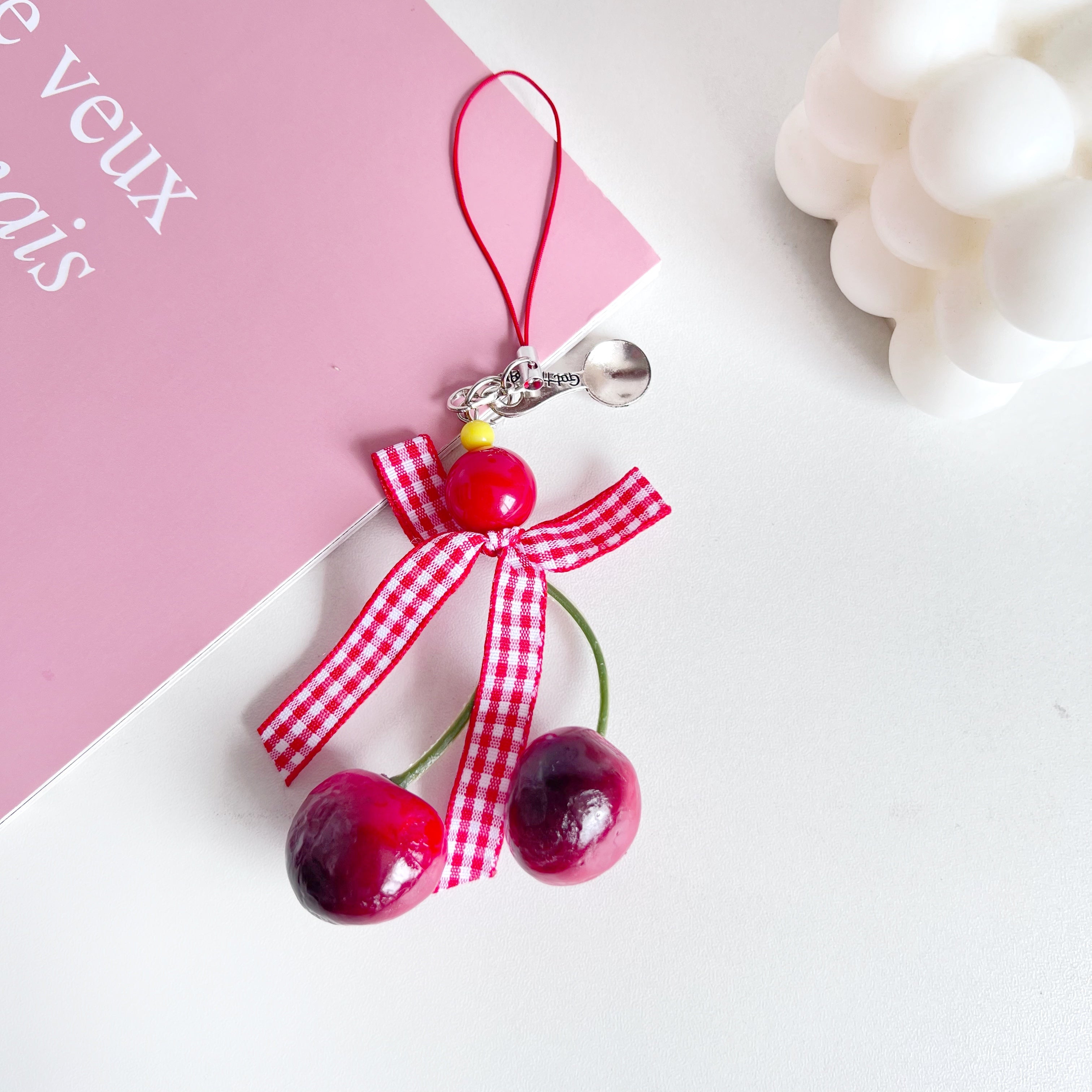 Charm de cerezas para celular - Dressygt