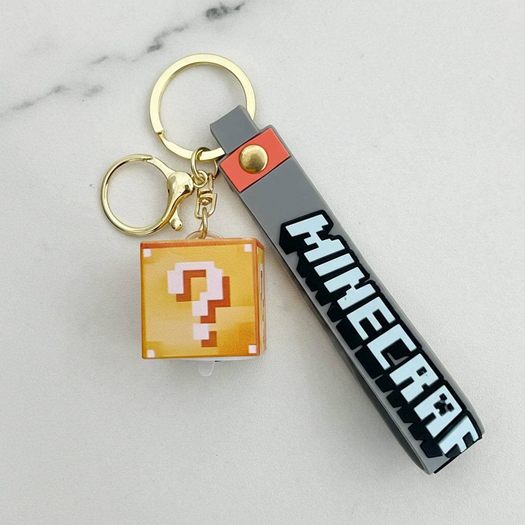Llavero Minecraft con cubo 3D luminoso - Dressygt