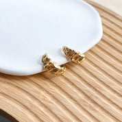 Aretes de argolla dorada estilo aleatorio 5 opciones - Dressygt
