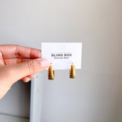 Aretes de argolla dorada estilo aleatorio 5 opciones - Dressygt