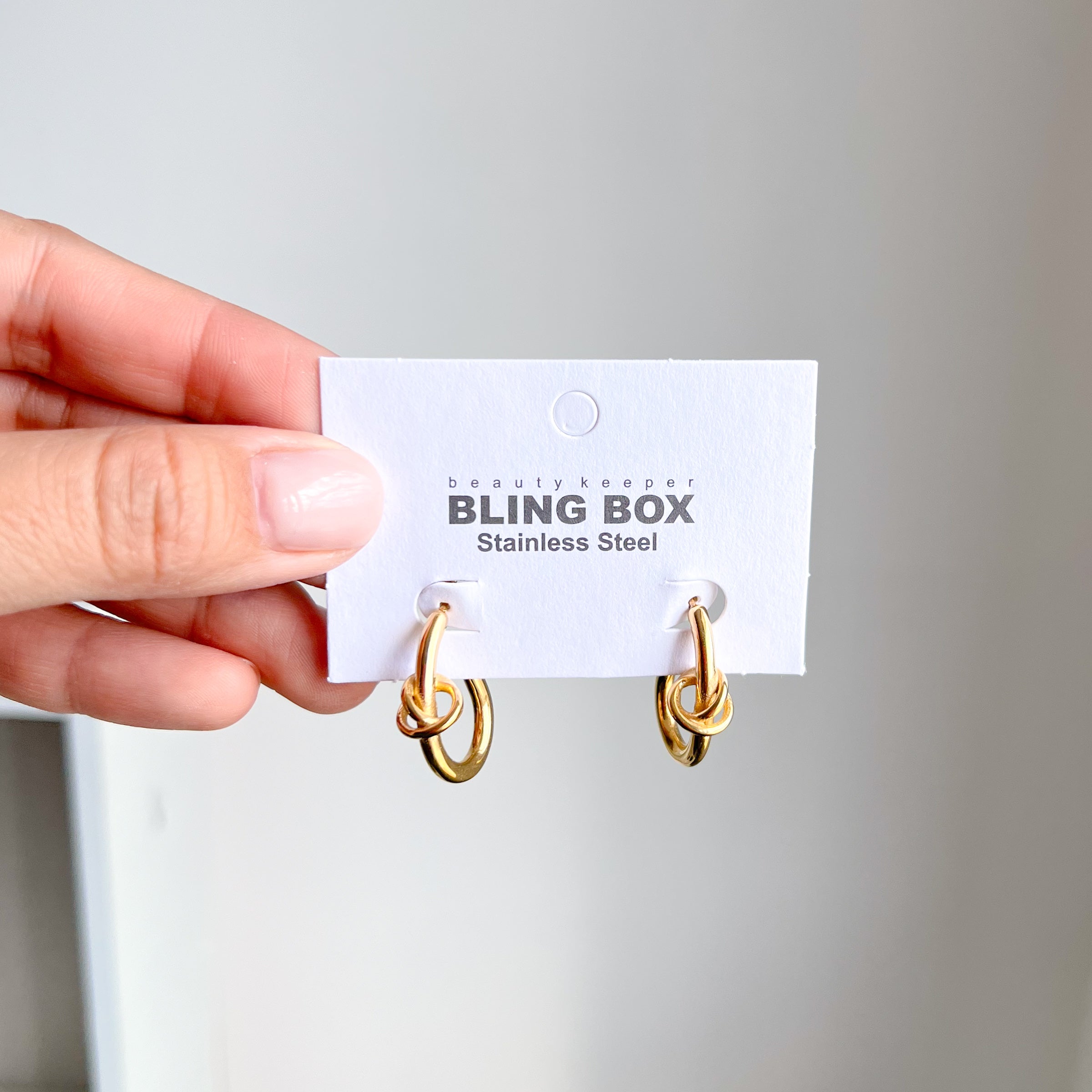 Aretes de argolla dorada estilo aleatorio 5 opciones - Dressygt