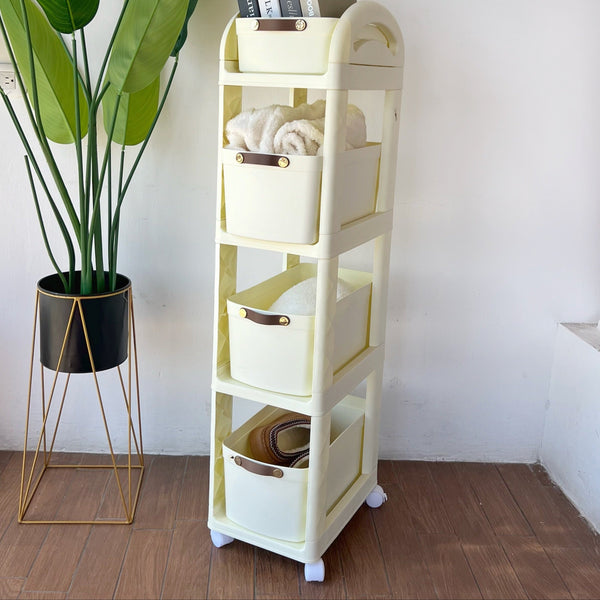 organizador de plástico de 4 niveles