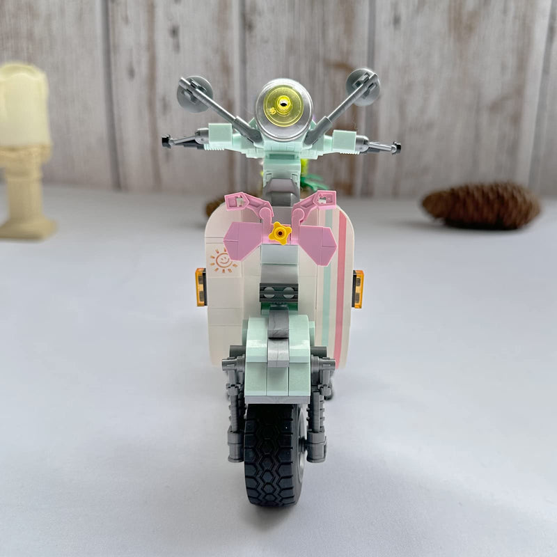 Bloques de construcción con diseño de motocicleta