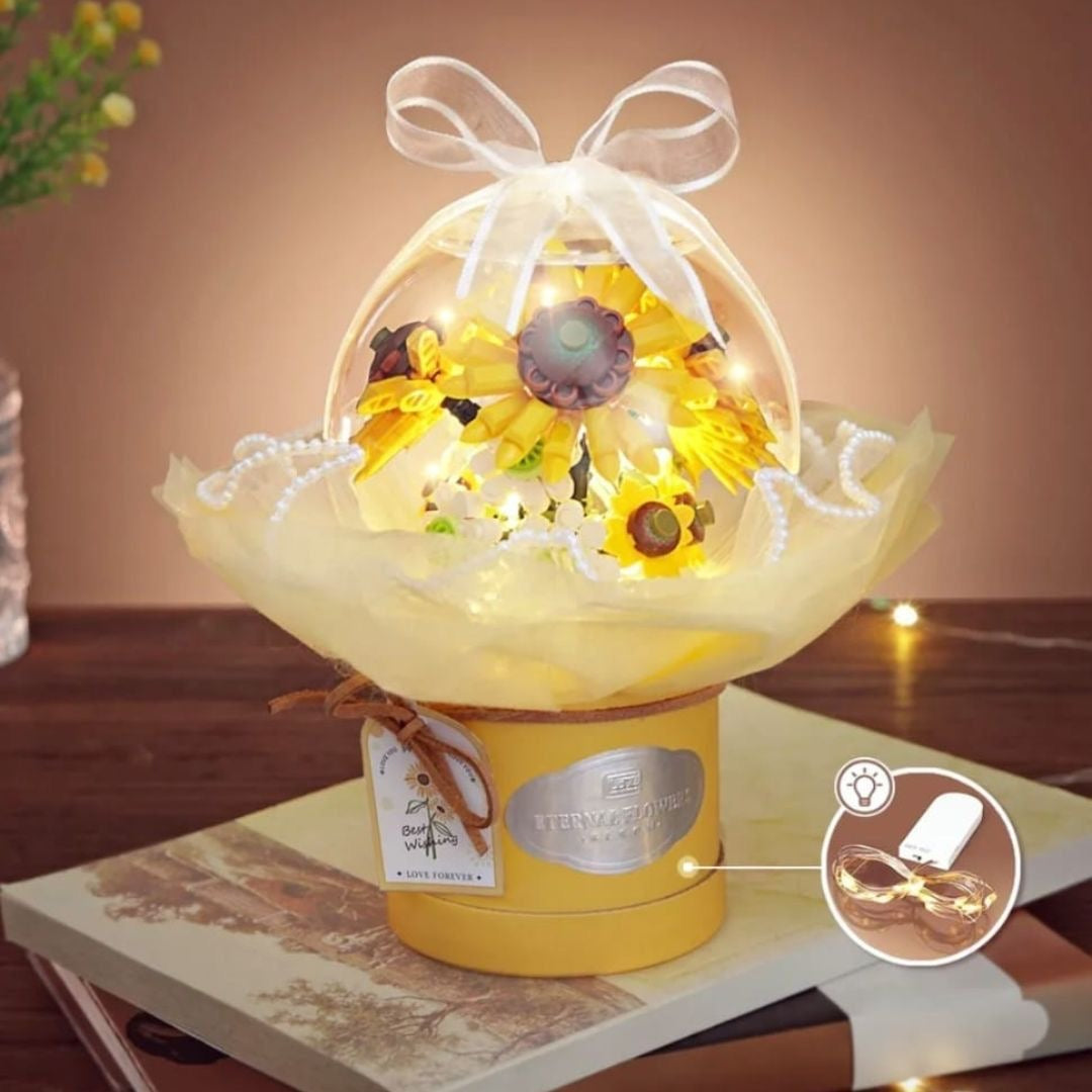 Bloques de construcción con diseño de flores - Dressygt