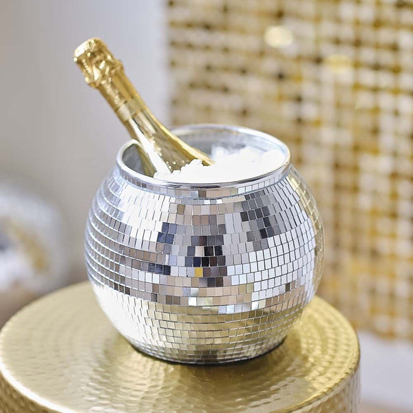 Recipiente para hielo con diseño de bola de disco