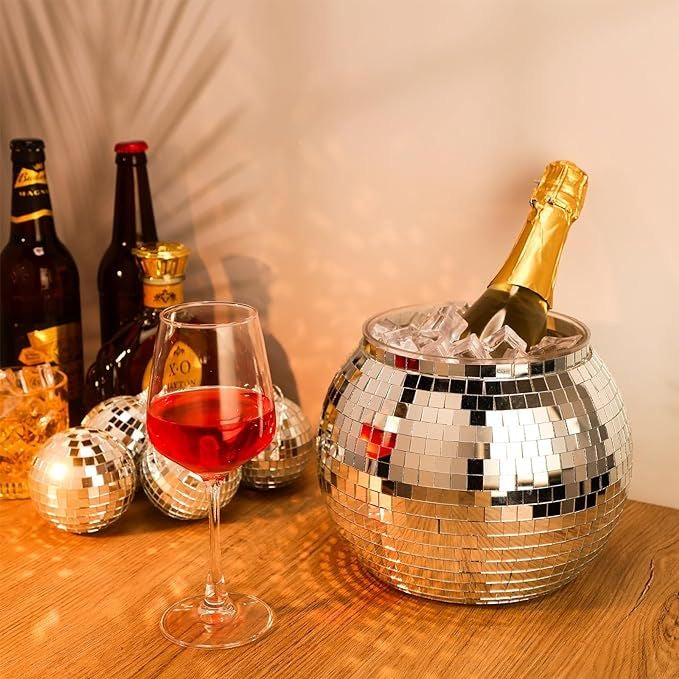 Recipiente para hielo con diseño de bola de disco