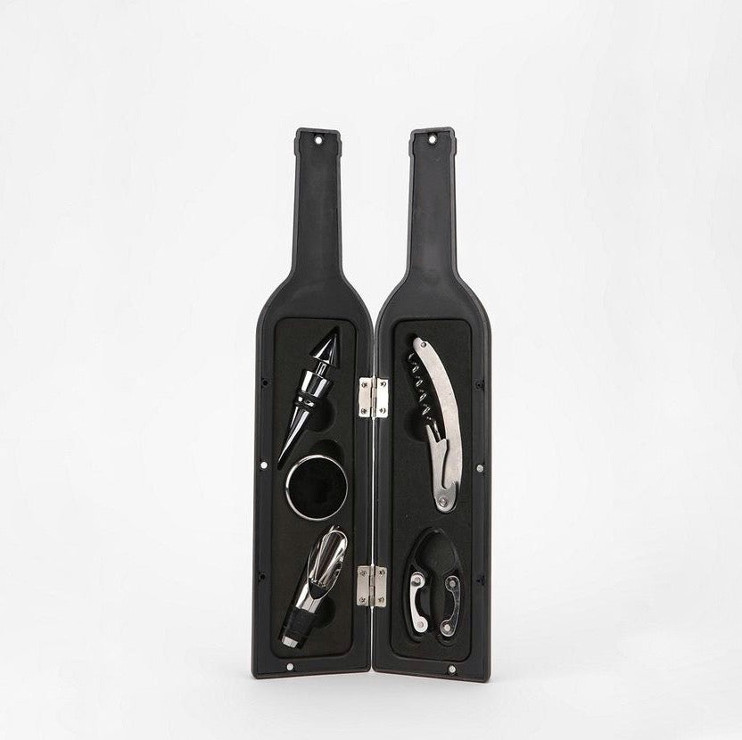 Set de herramientas para botella de vino