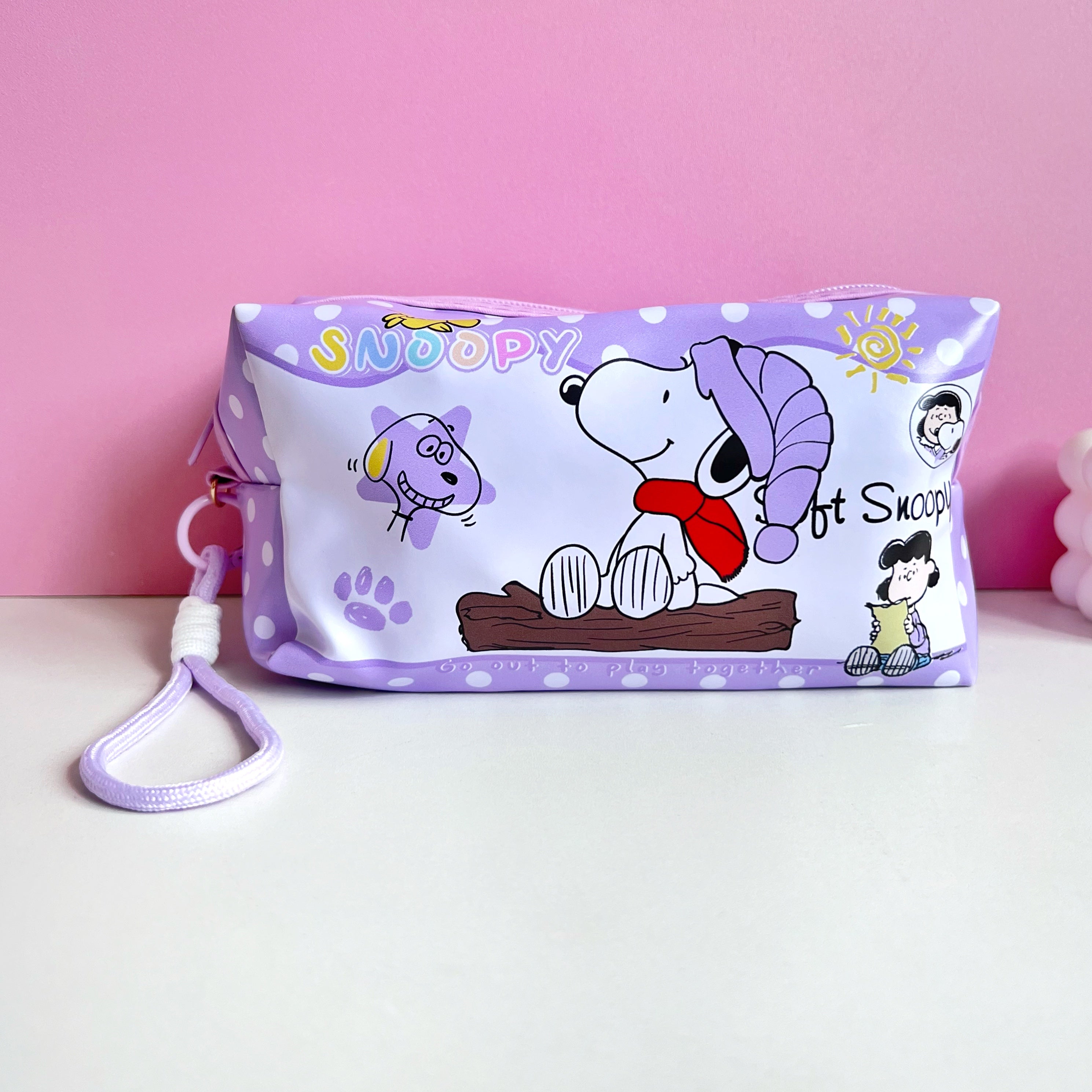Cosmetiquera portátil de Snoopy