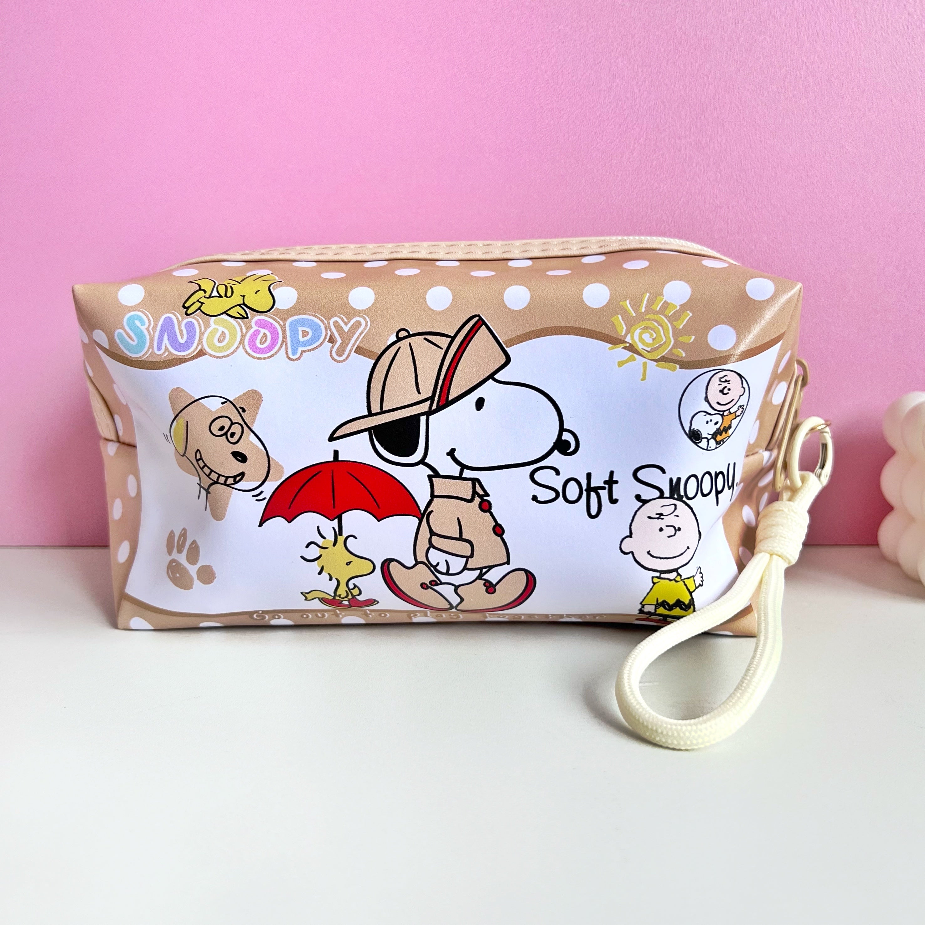 Cosmetiquera portátil de Snoopy