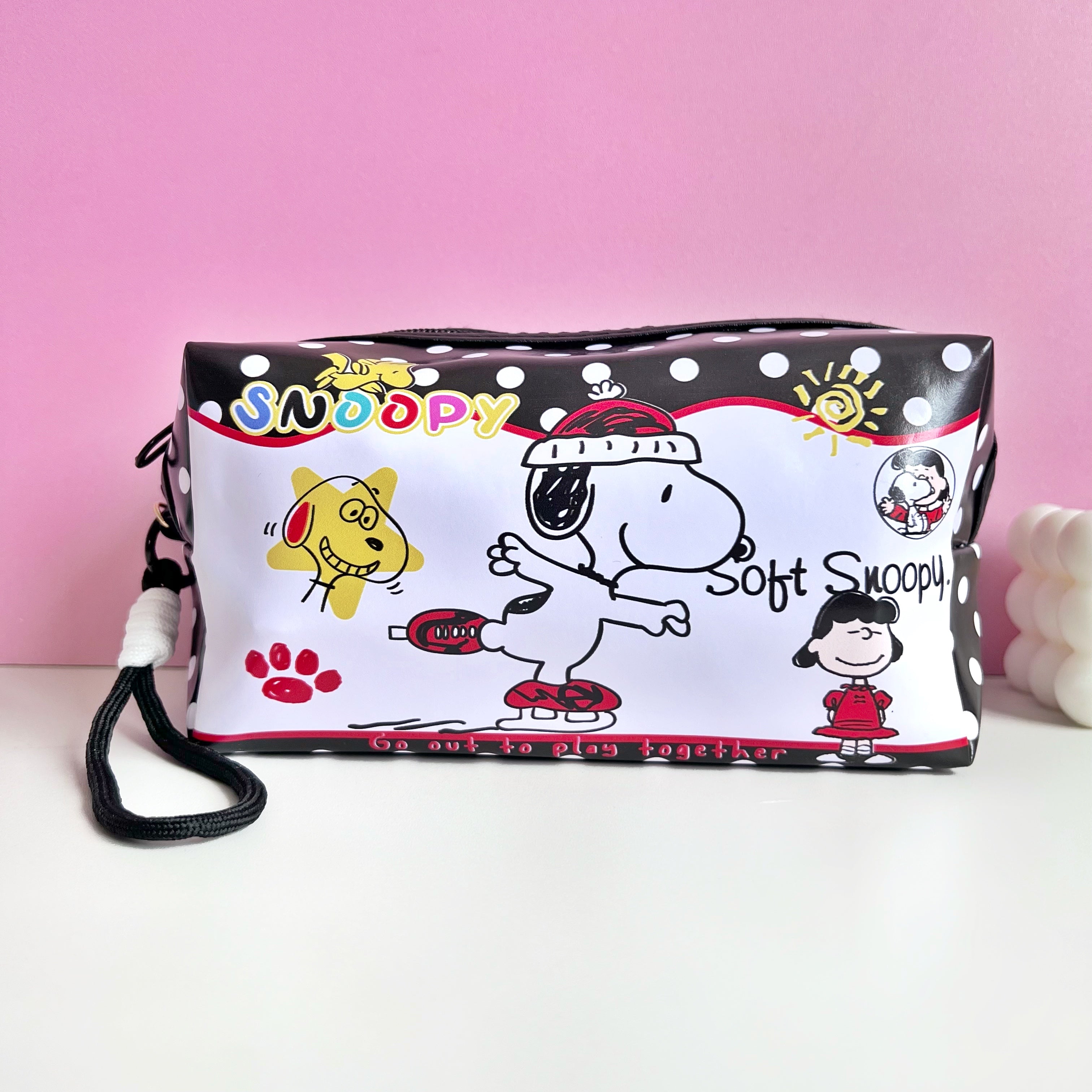 Cosmetiquera portátil de Snoopy