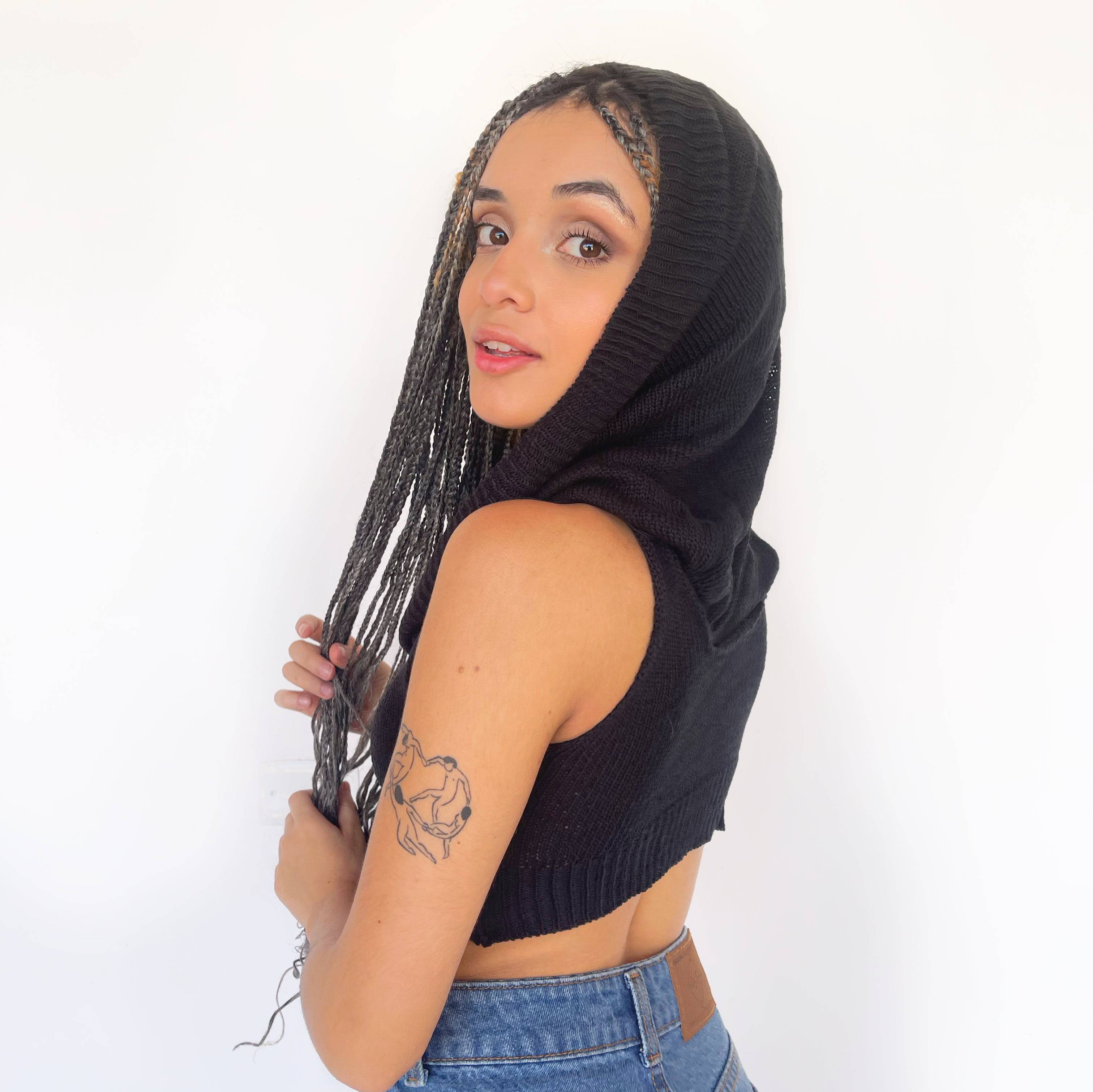 Crop top  con capucha - Dressygt