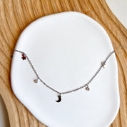 Tobillera plateada 5 diferentes estilo aleatorio - Dressygt