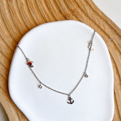 Tobillera plateada 5 diferentes estilo aleatorio - Dressygt