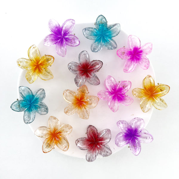 Docena de mini ganchos con diseño de flor