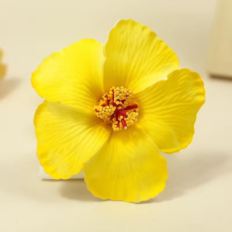 Docena de pinzas de cabello en forma de flor