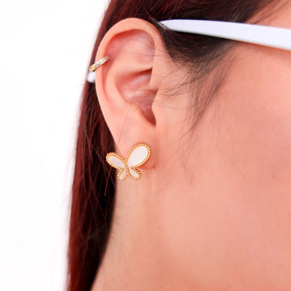 Aretes de mariposa