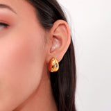 Aretes con diseño waterdrop