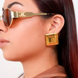 Aretes cuadrados de acero inoxidable