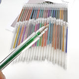 Set de 48 lapiceros con glitter