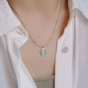 Collar con dije celeste - Dressygt