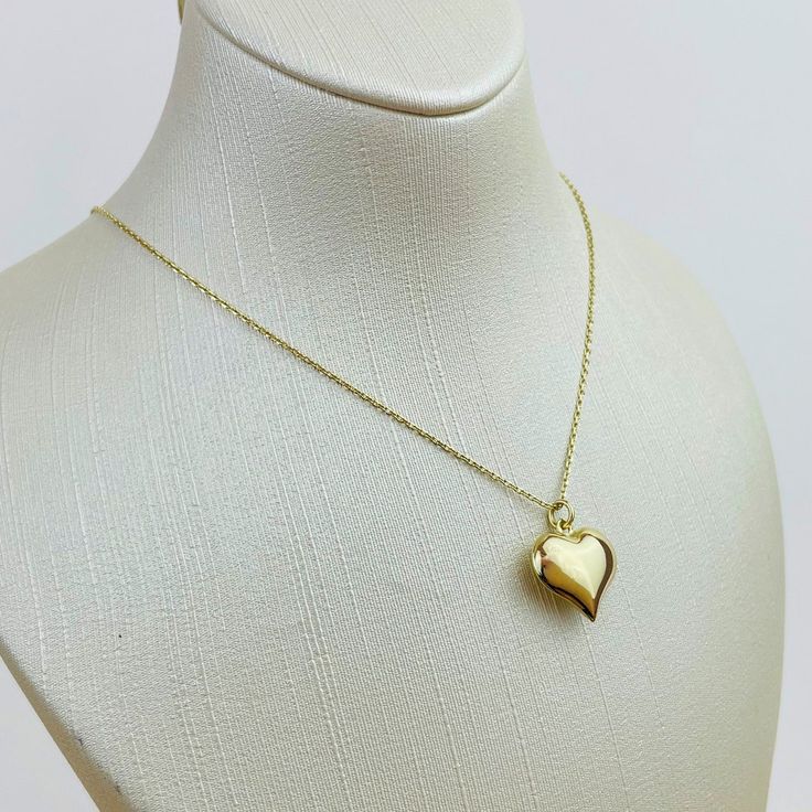Collar de corazón dorado - Dressygt