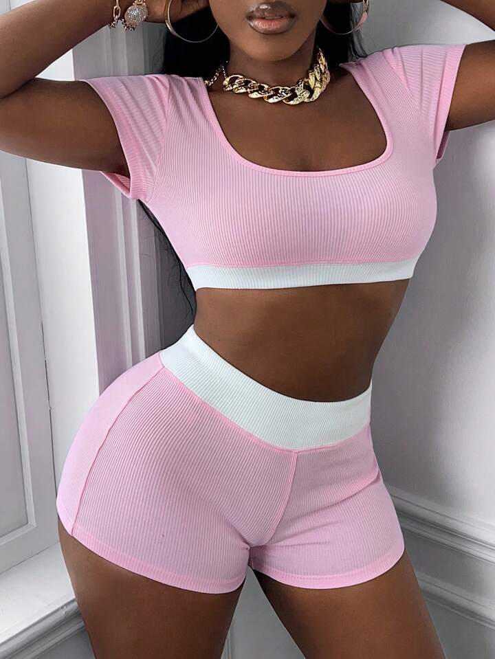Conjunto de short y top