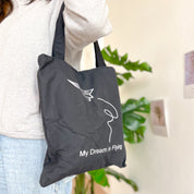 Bolsa tote estampada My dream is flying - Dressygt