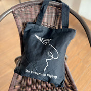 Bolsa tote estampada My dream is flying - Dressygt