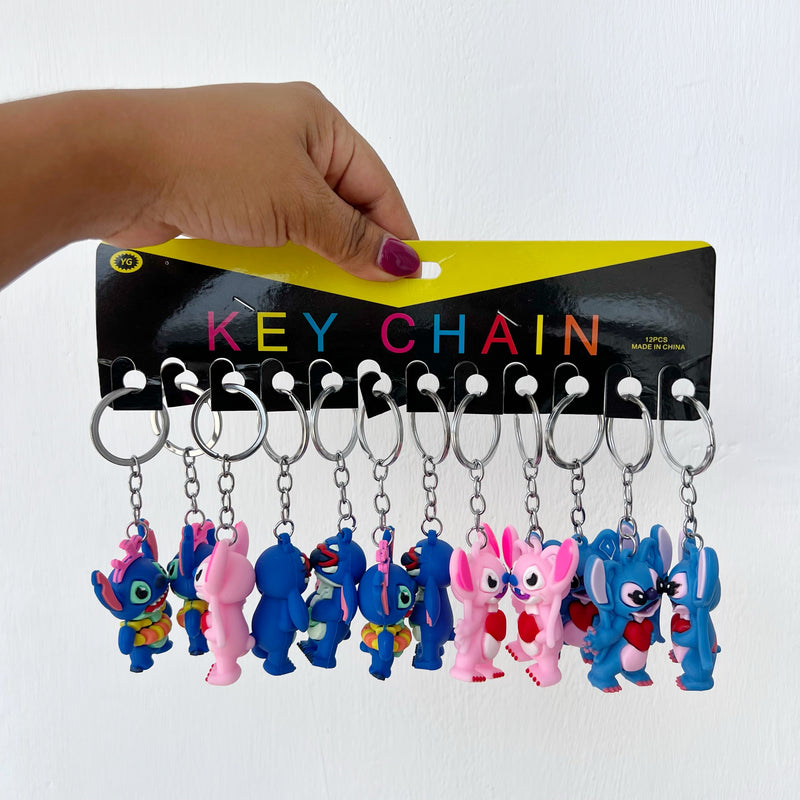 Docena de Llaveros de Stitch