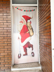 Funda navideña para puerta