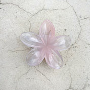 Gancho de flor con glitter para el cabello