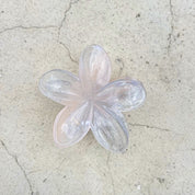 Gancho de flor con glitter para el cabello