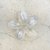 Gancho de flor con glitter para el cabello