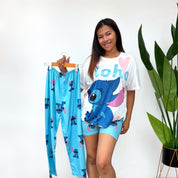 Conjunto de pijama de stitch
