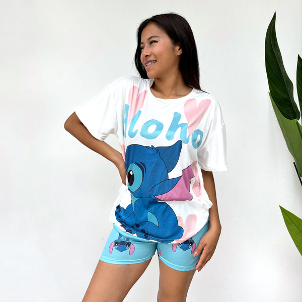Conjunto de pijama de stitch