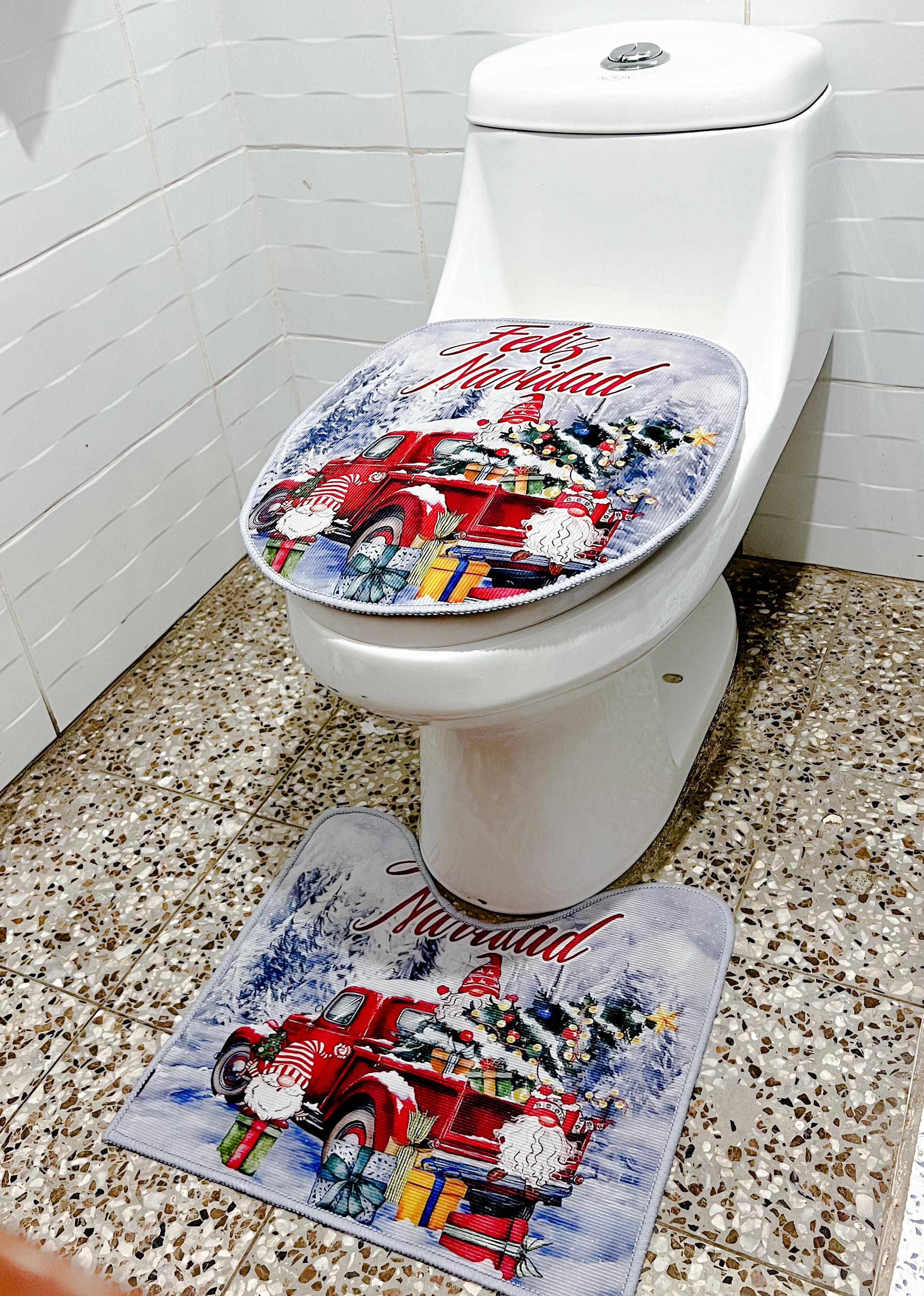 Set de alfombras para el baño