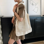 Bolso tejido tipo tote