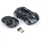 Mouse con diseño de carro inalámbrico