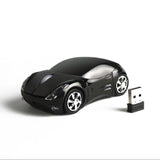 Mouse con diseño de carro inalámbrico