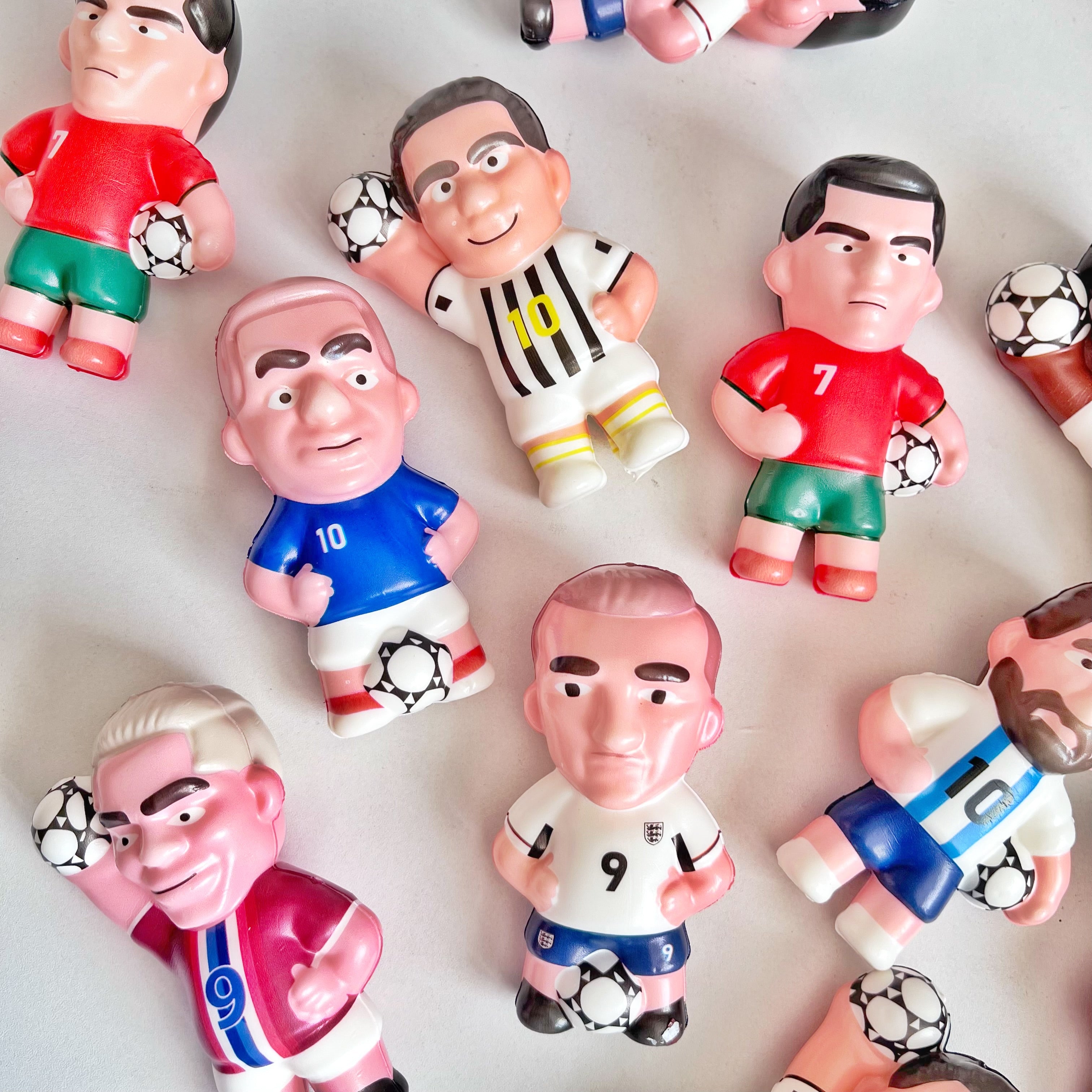 Docena de squishy de futbolistas