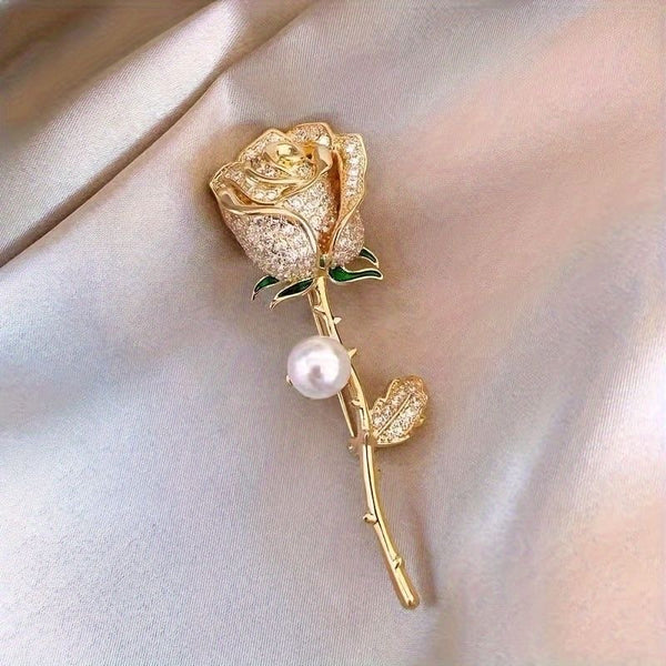 Broche de rosa