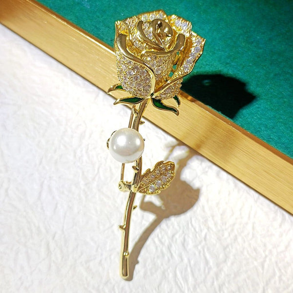 Broche de rosa