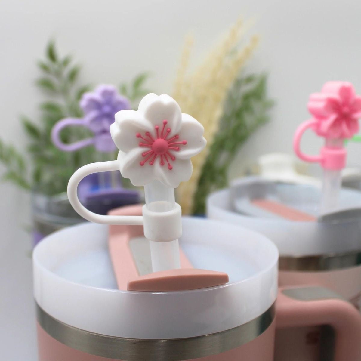 Protector de pajilla con diseño de flor - Dressygt