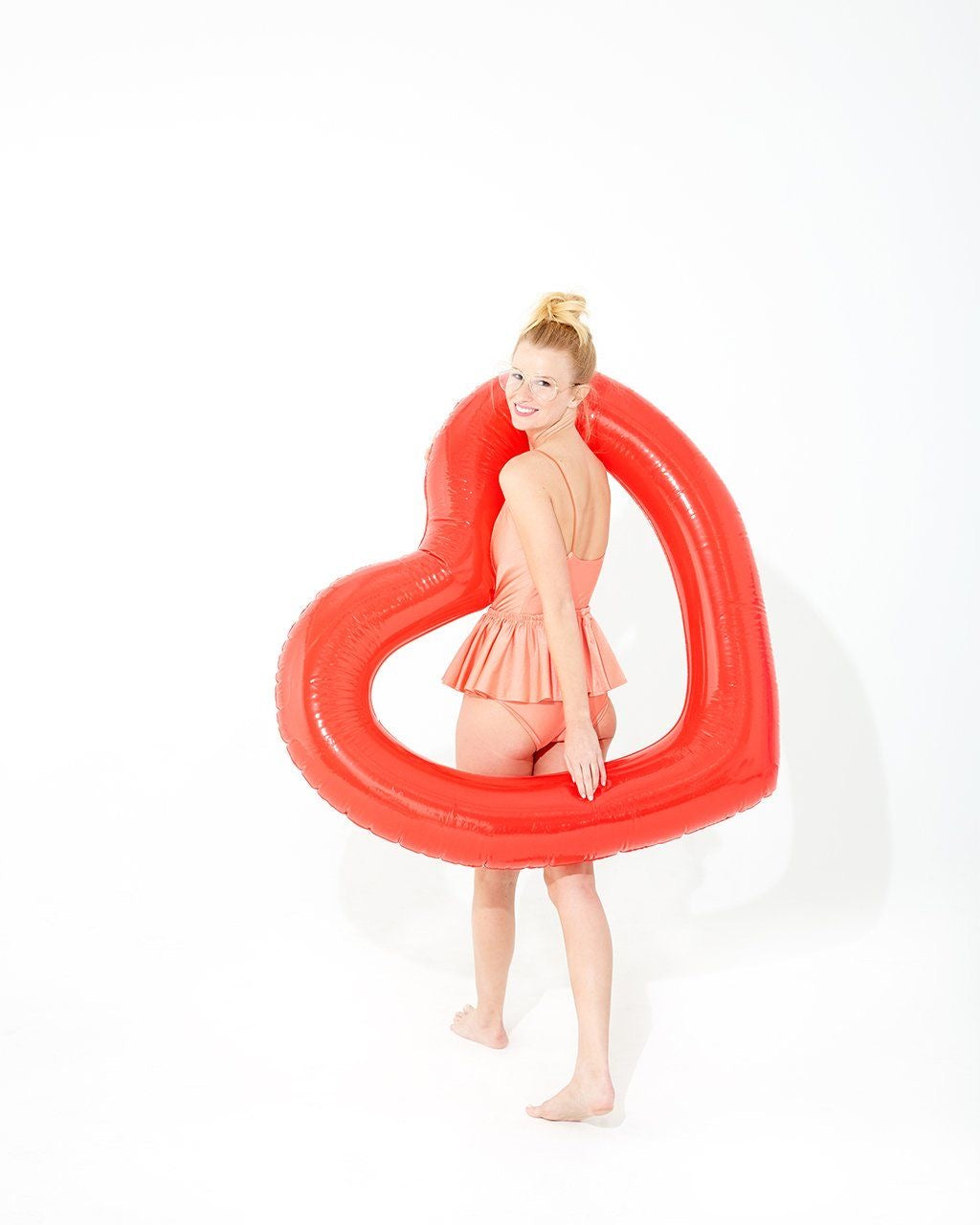 flotador para piscina en forma de corazón - Dressygt