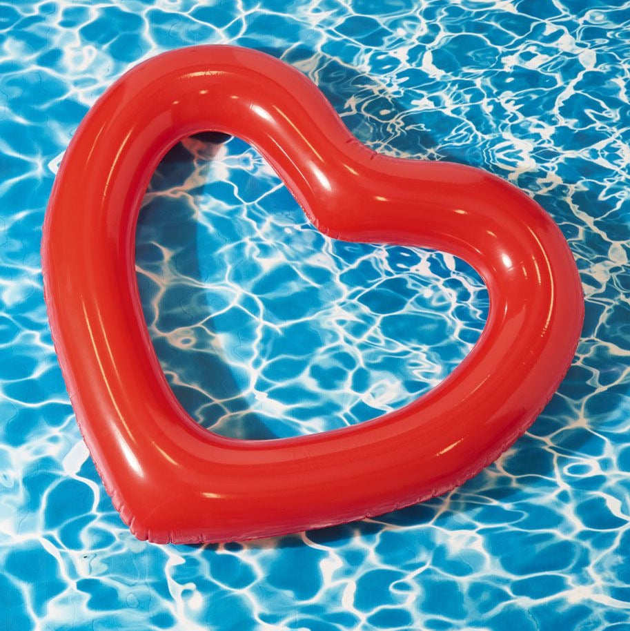 flotador para piscina en forma de corazón - Dressygt