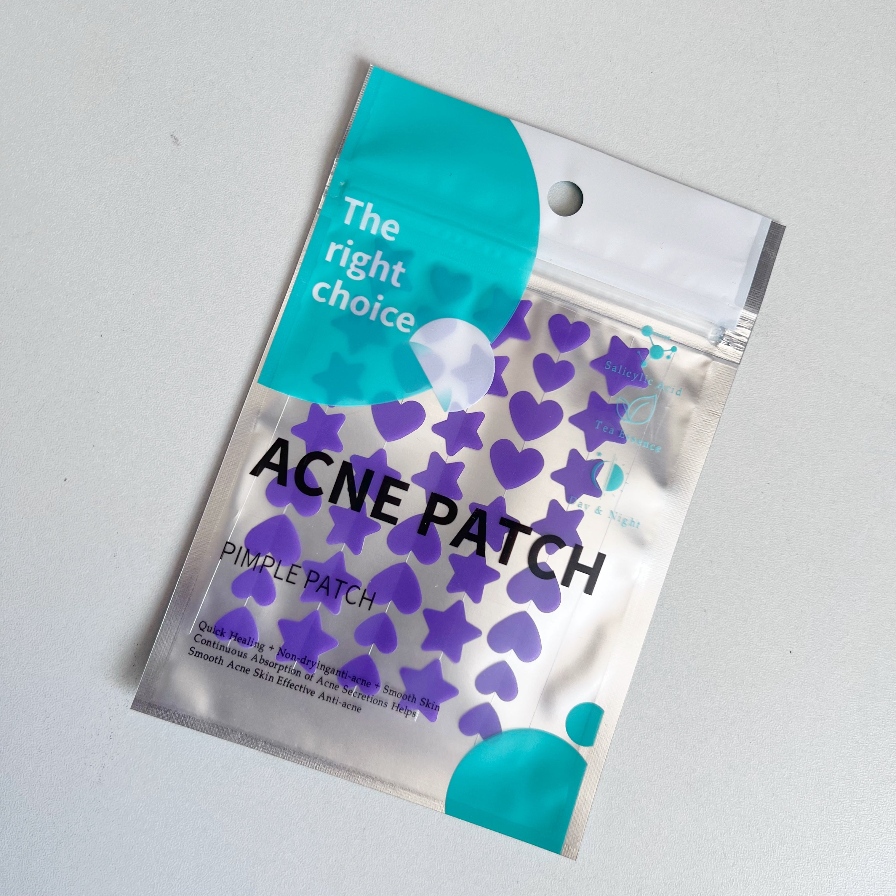 Parches para acné de estrellas y corazones - Dressygt