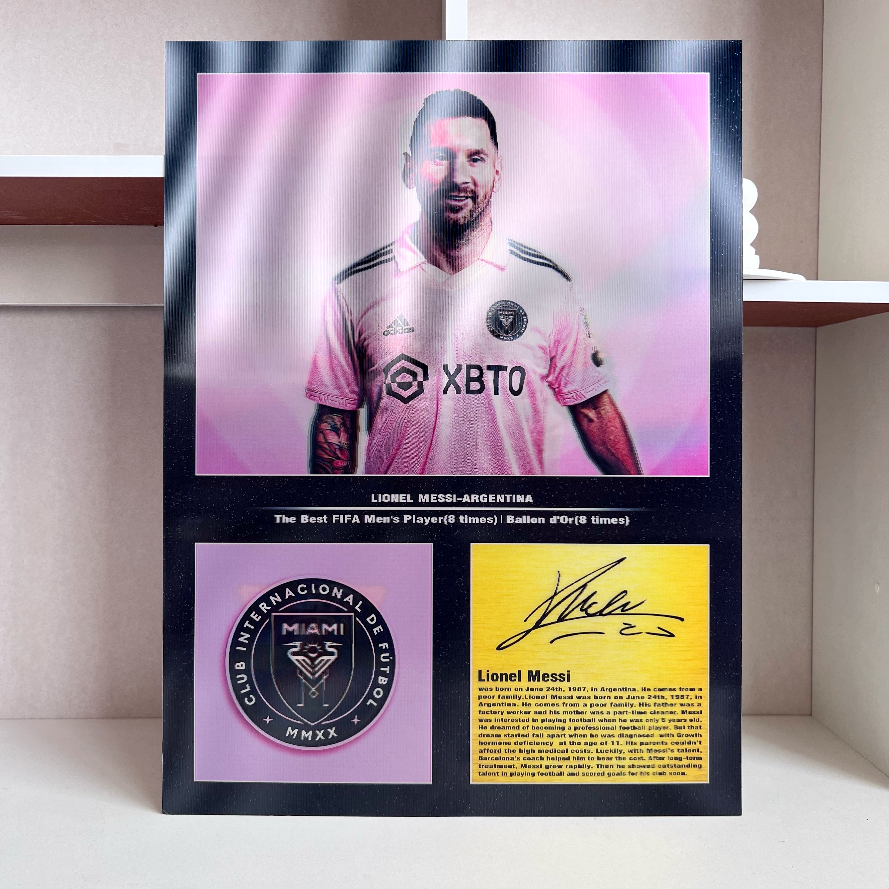 Poster con efecto flip de futbolistas - Dressygt